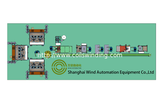 China Linha de produção da máquina do enrolamento do estator do motor de compressor da bomba do motor de indução fornecedor